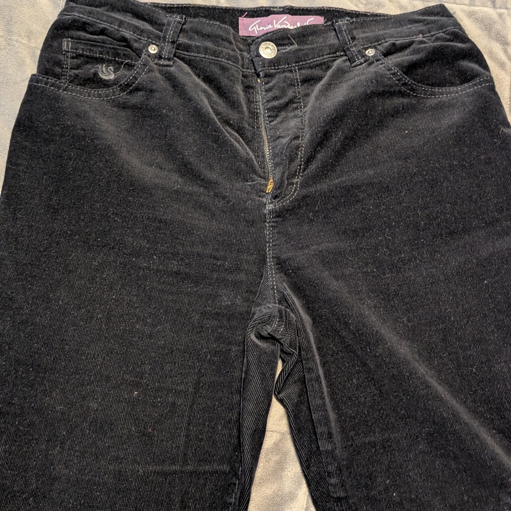 Gloria Vanderbilt High Rise Black Jeans